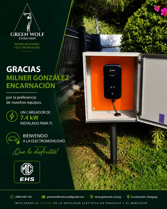 Wallbox Green Wolf 7 kw 11 kw 22 Kw