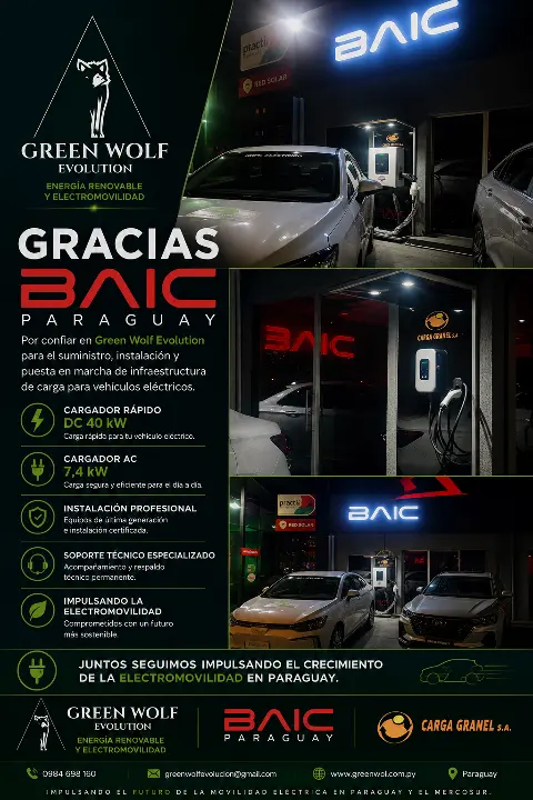 Wallbox Green Wolf 7 kw 11 kw 22 Kw